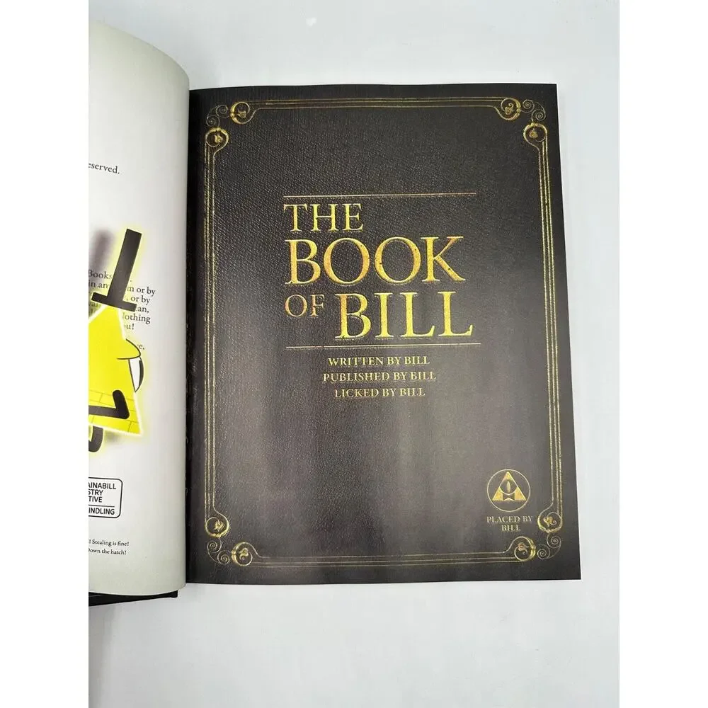 The Book of Bill 2024 Hardcover Alex Hirsch Bill Cipher No Dust Jacket